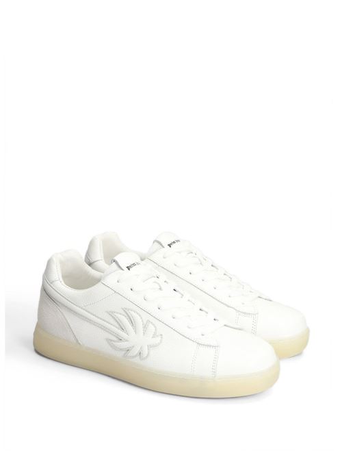Sneakers uomo Palm Angels Palm Tennis bianche in pelle PALM ANGELS | PMIA111S26LEA0020101